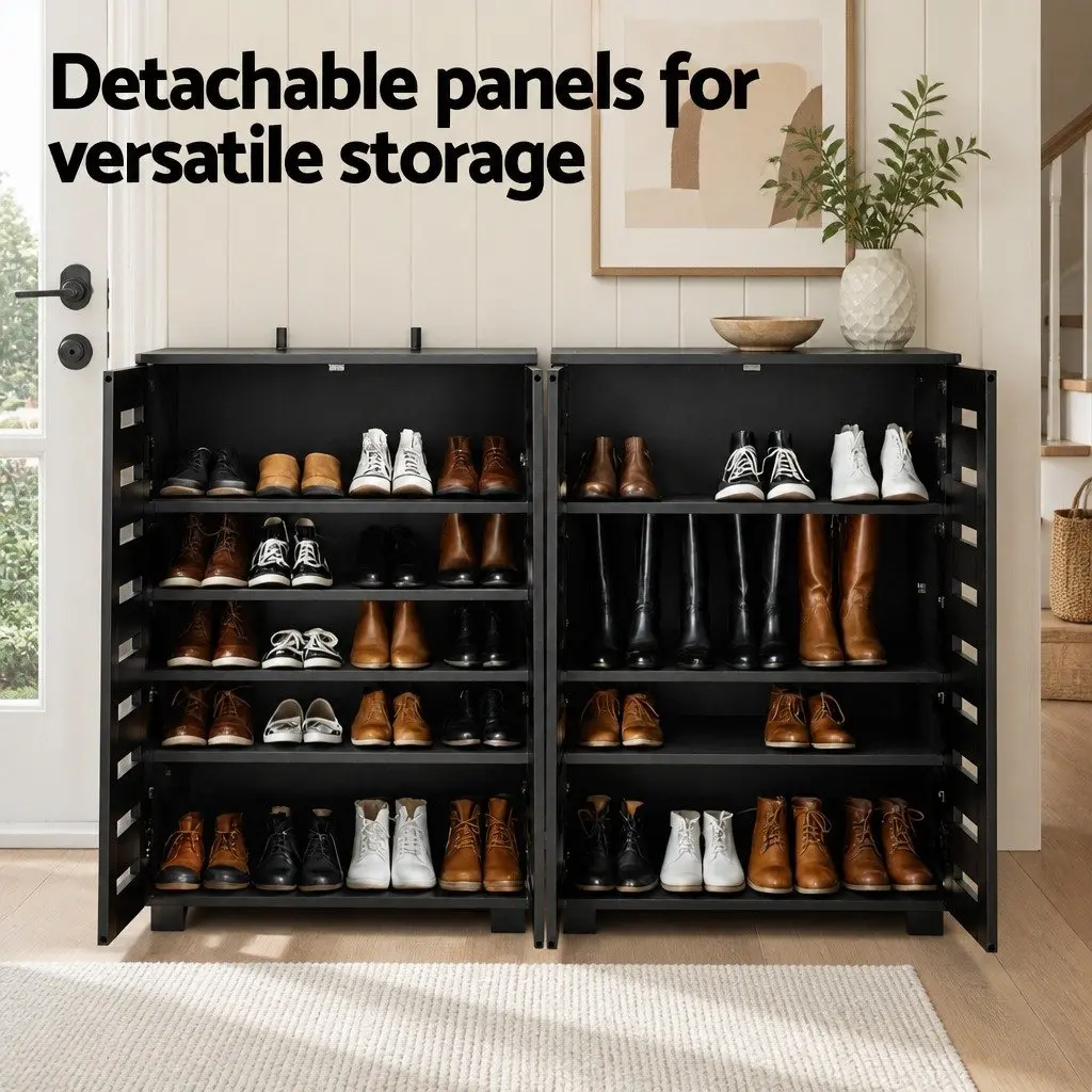 Shoe Cabinet and Console Table Set