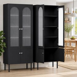 2x Buffet Sideboard Cabinet - Dimensions and Specs Inside