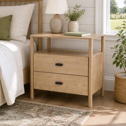 Specifications of a Pine Wood Nightstand