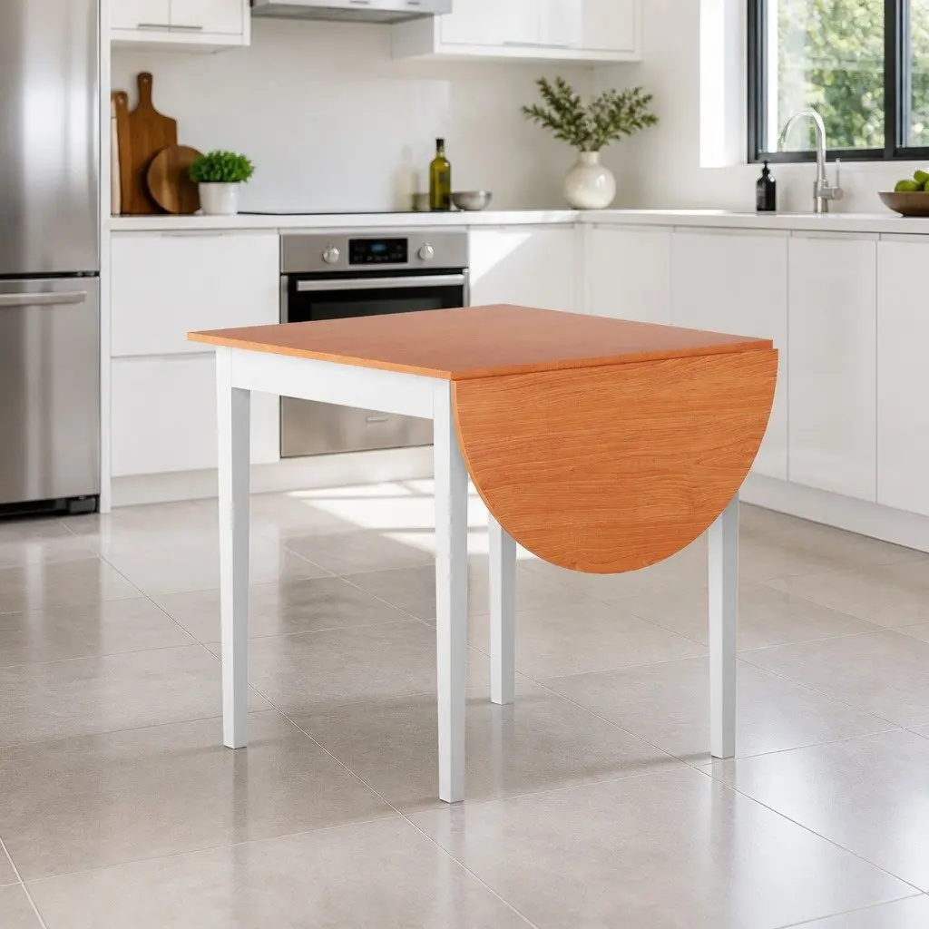 Extendable Semi-Circle Dining Table