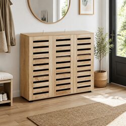 30 Pair Shoe Rack Cabinet - Dimensions and Specifications