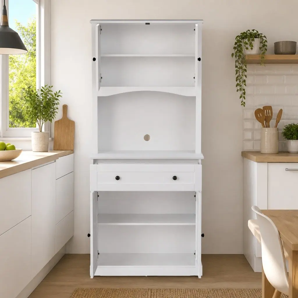 White Buffet Sideboard 180cm High