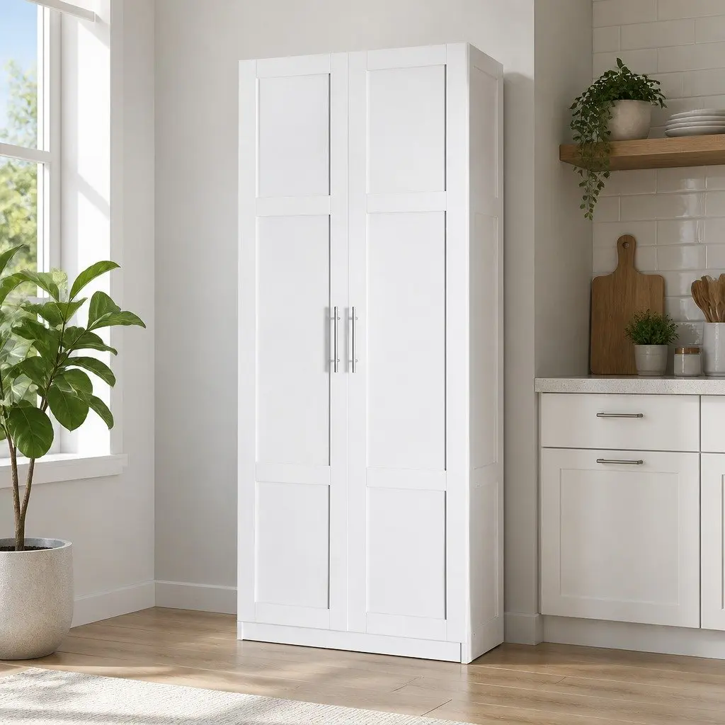 180cm High Storage Cabinet with Adjustable Shelves