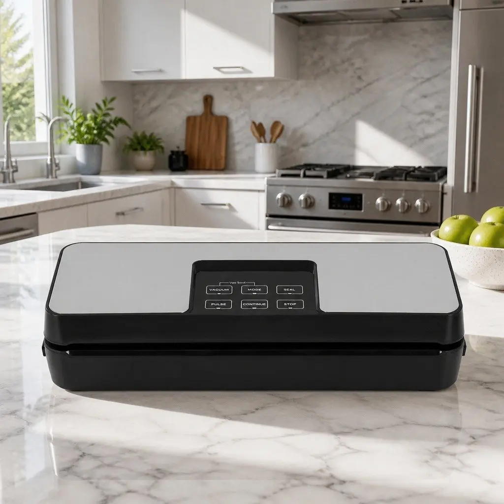 Food Vacuum Sealer Machine Auto Seal Slide Cutter Touch Control 5 Modes Kitchen