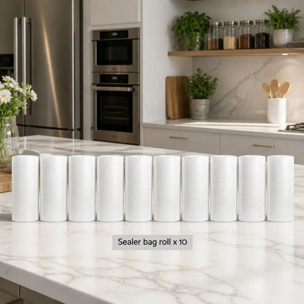 Food Vacuum Sealer Bags for Kitchen 15cm 10 Piece