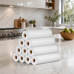 10 Rolls Food Vacuum Sealer Bags – Dimensions 28cmx6m