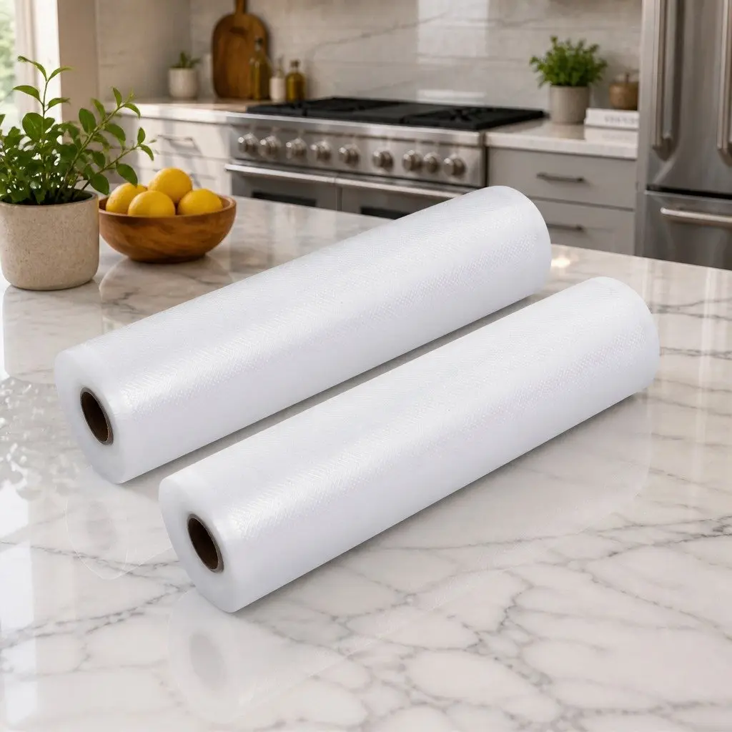 Food Vacuum Sealer Bags 2 Rolls Kitchen Storage 28cm x 6m