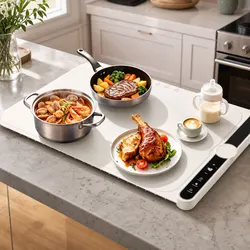 Electric Food Warming Mat Dimensions 60 x 38cm, 9 Heat Settings