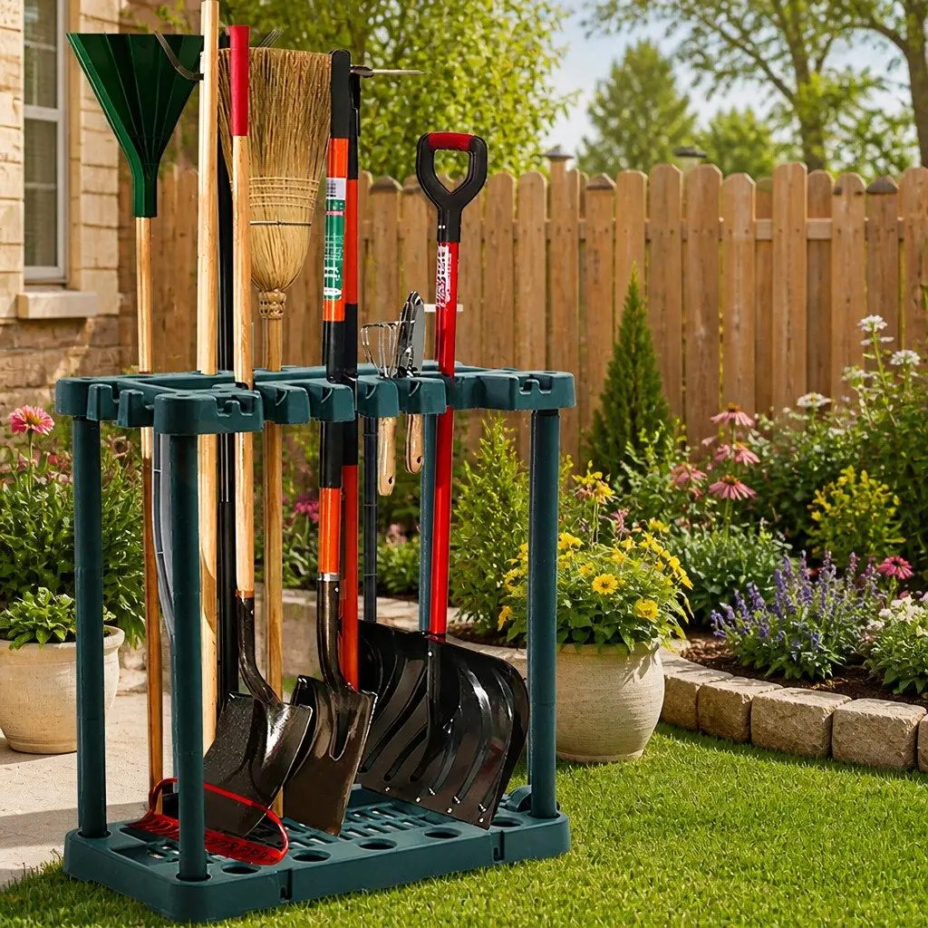 Garden Shed Tool Storage Organizer Garage Workshop Equipment Rack System