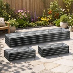 Galvanised Steel Raised Garden Bed 2-in-1 Kit Specifications