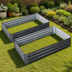 Raised Garden Bed Specifications: 150x90cm Galvanised Steel