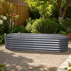 Specifications of Raised Garden Bed - 160x80x42cm Oval Planter