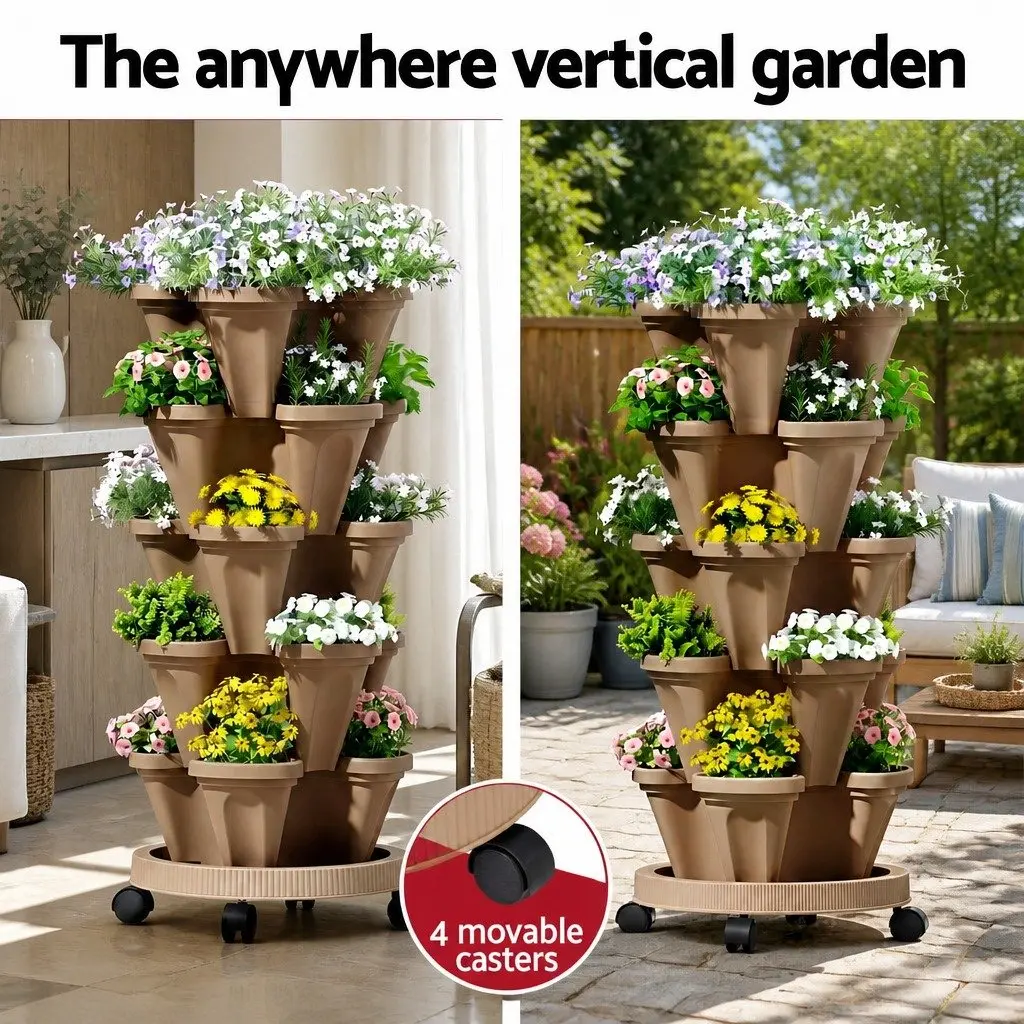 5-Tier Stackable Garden Planter