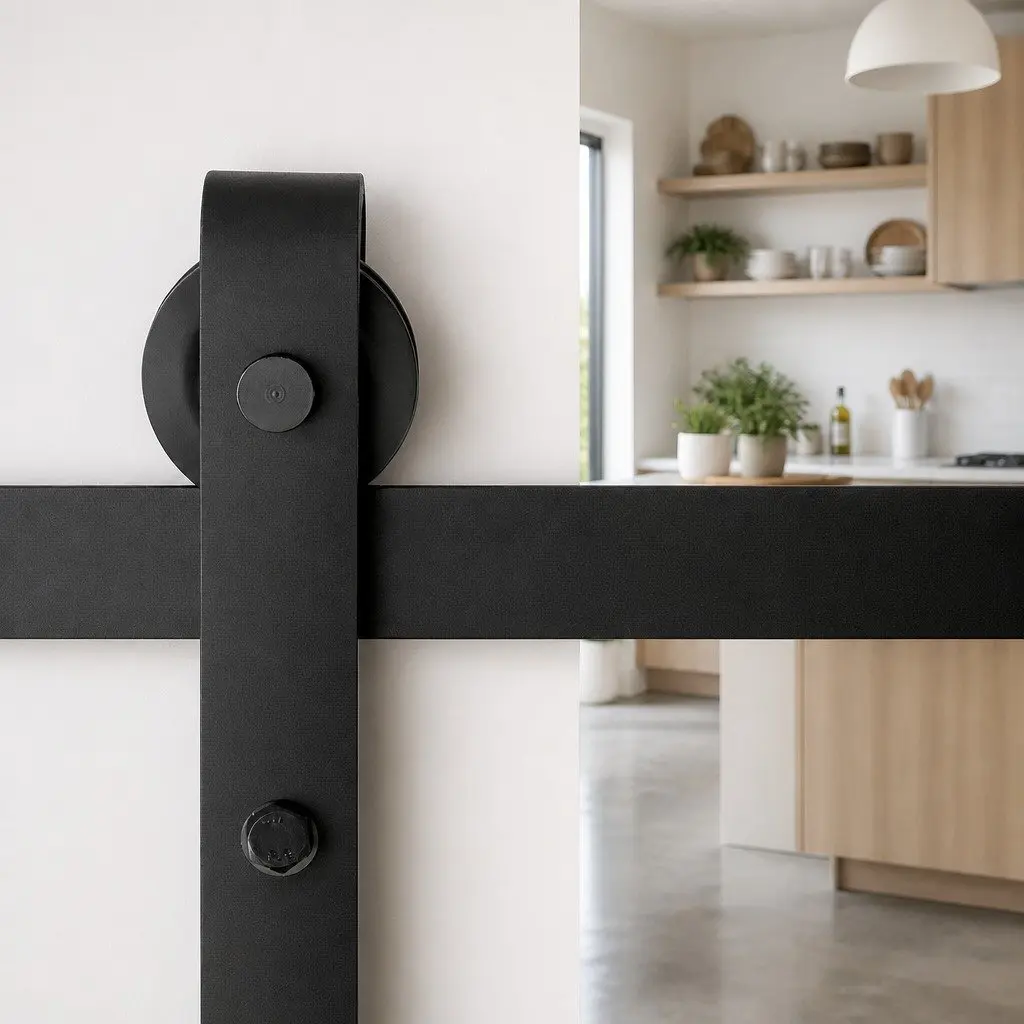 4M Sliding Barn Door Track and Roller Kit