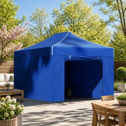 Pop Up Gazebo 3x4.5m Outdoor Canopy Folding Marquee Tent Camping Garden Shade
