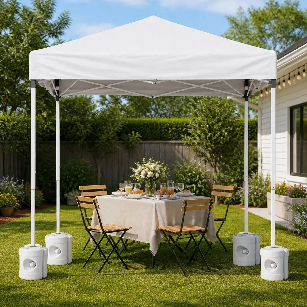 Outdoor Gazebo 2x2m Patio Canopy Shade White