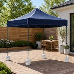 Specifications of the 3x3m Navy Outdoor Gazebo