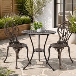Specifications of 3PC Bronze Outdoor Bistro Set