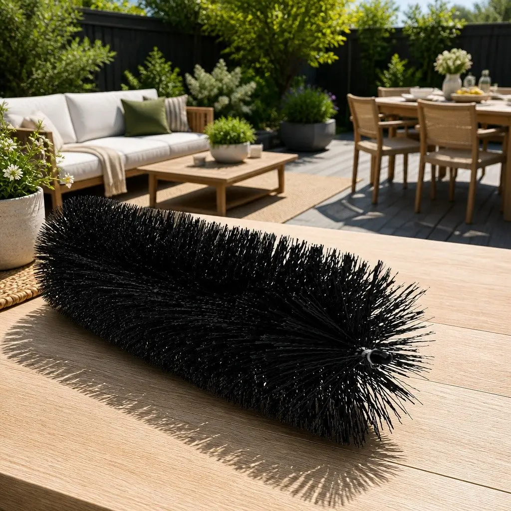 Gutter Guard Brush 92cm x 10cm Debris Protection Nylon Bristles 36 Pieces Pack