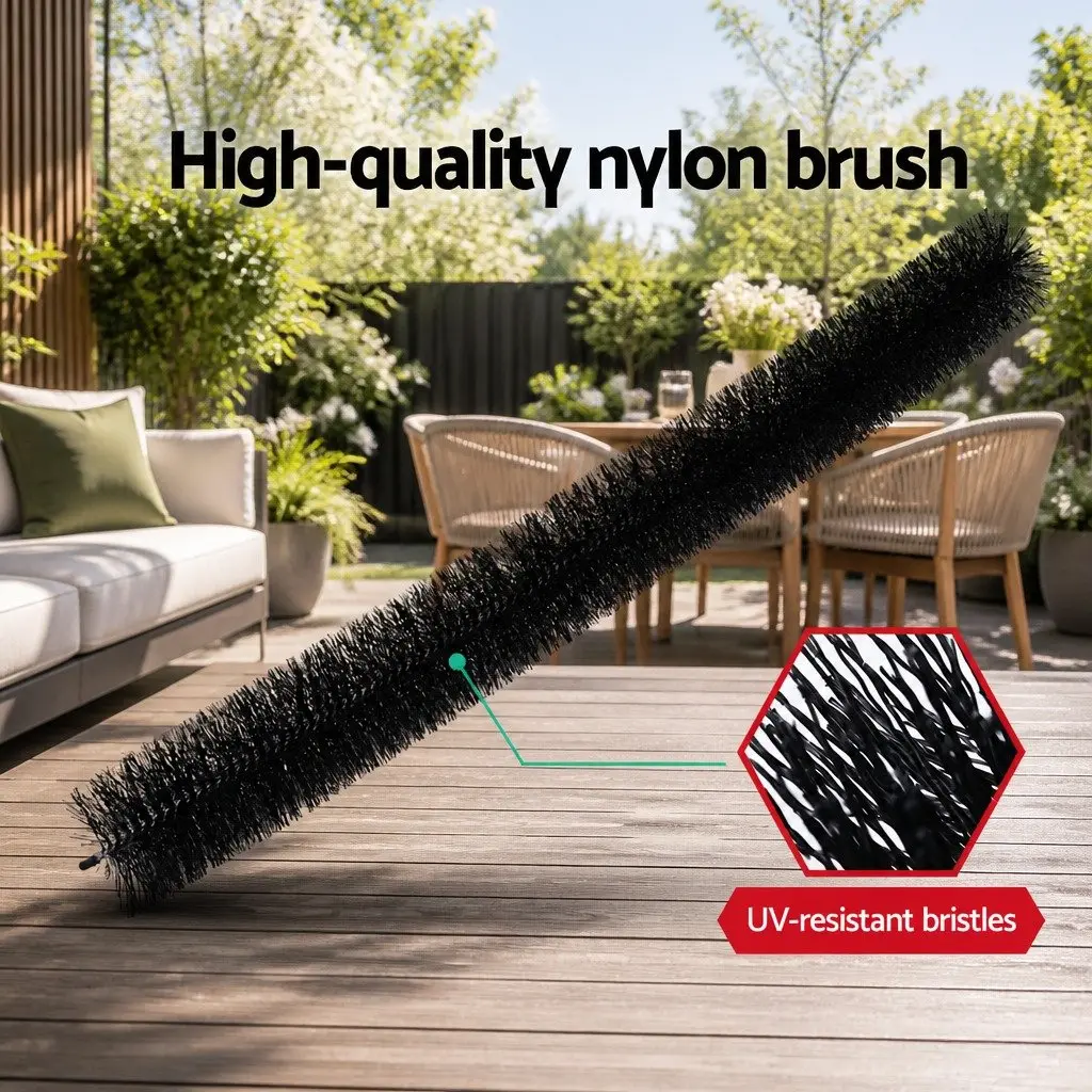 Gutter Guard Brush 92cm x 10cm Debris Protection Nylon Bristles 36 Pieces Pack