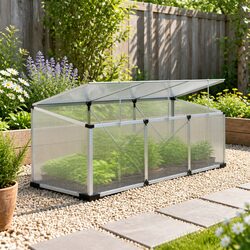 Aluminium Greenhouse Dimensions 180x50x50CM with Polycarbonate