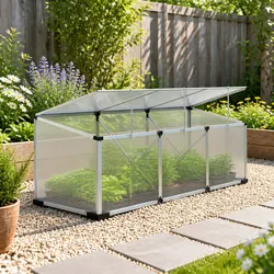 Aluminium Greenhouse Dimensions 180x50x50CM with Polycarbonate