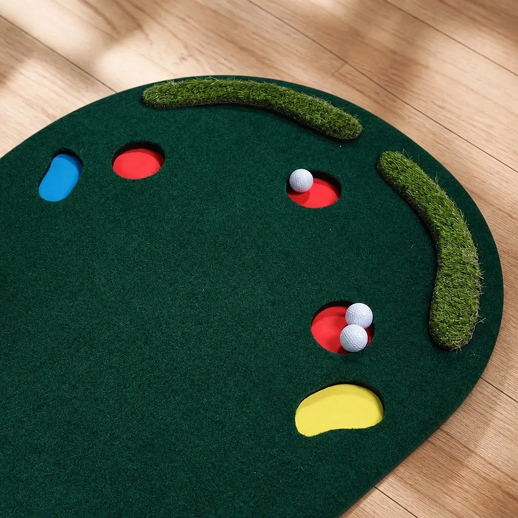 Golf Putting Mat Indoor Outdoor 90cm x 300cm Portable Training Game