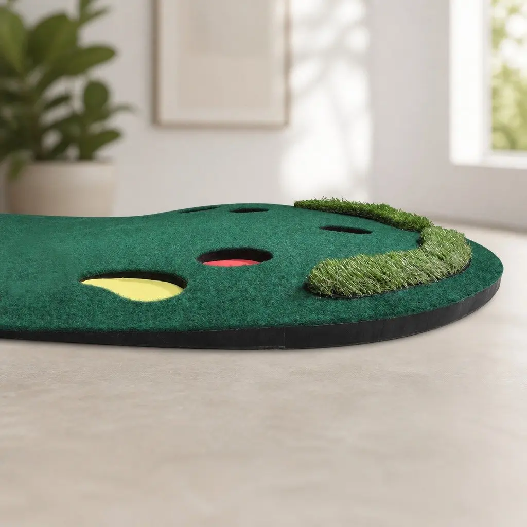 Golf Putting Mat Indoor Outdoor 90cm x 300cm Portable Training Game