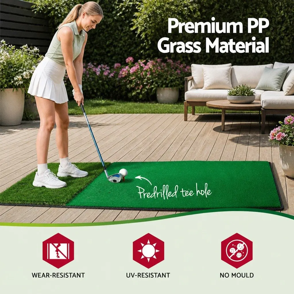 2-in-1 Portable Golf Hitting Mat