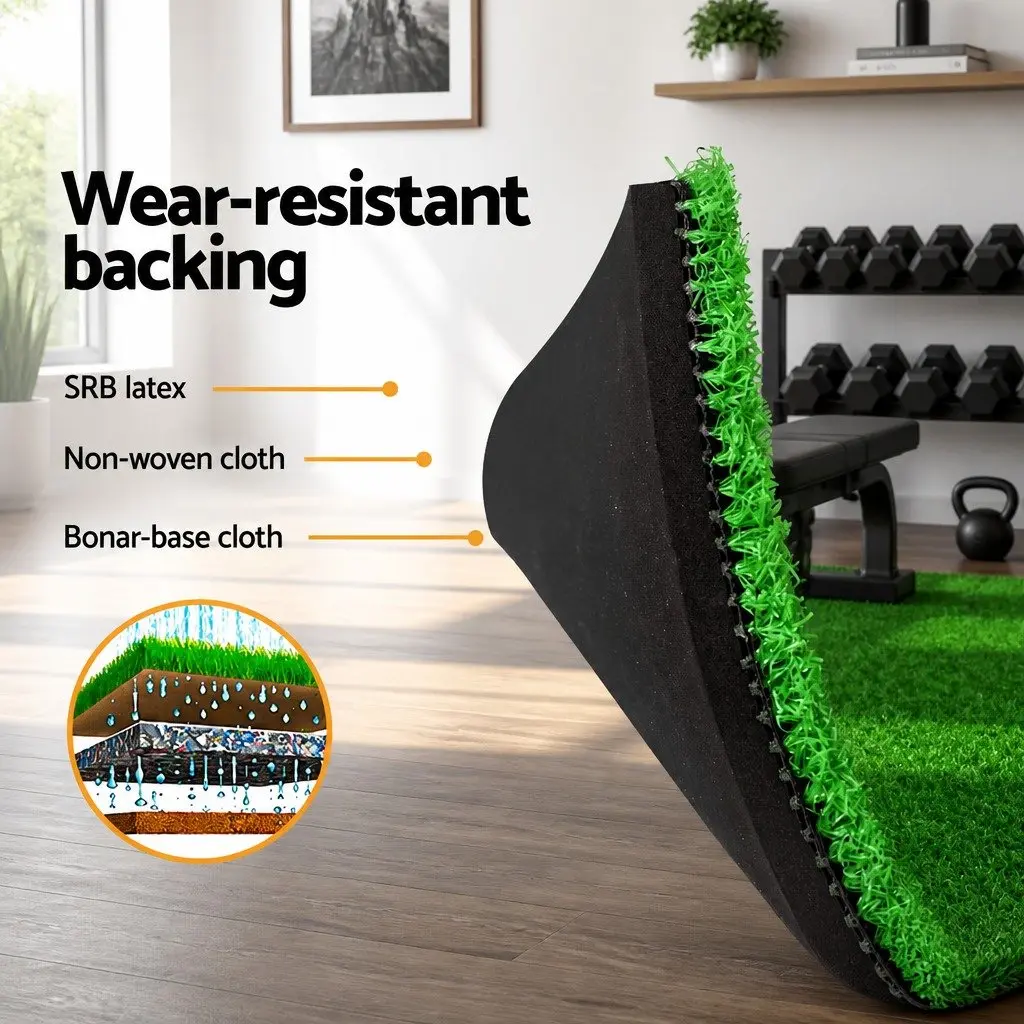 80x60cm Golf Hitting Practice Mat with Anti-Slip Base
