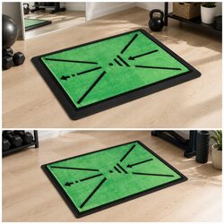 Golf Hitting Mat Dimensions 44cm x 33cm with SBR Base