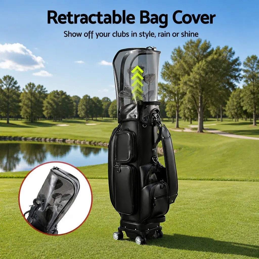 Golf Cart Bag Organiser for Course Use Black