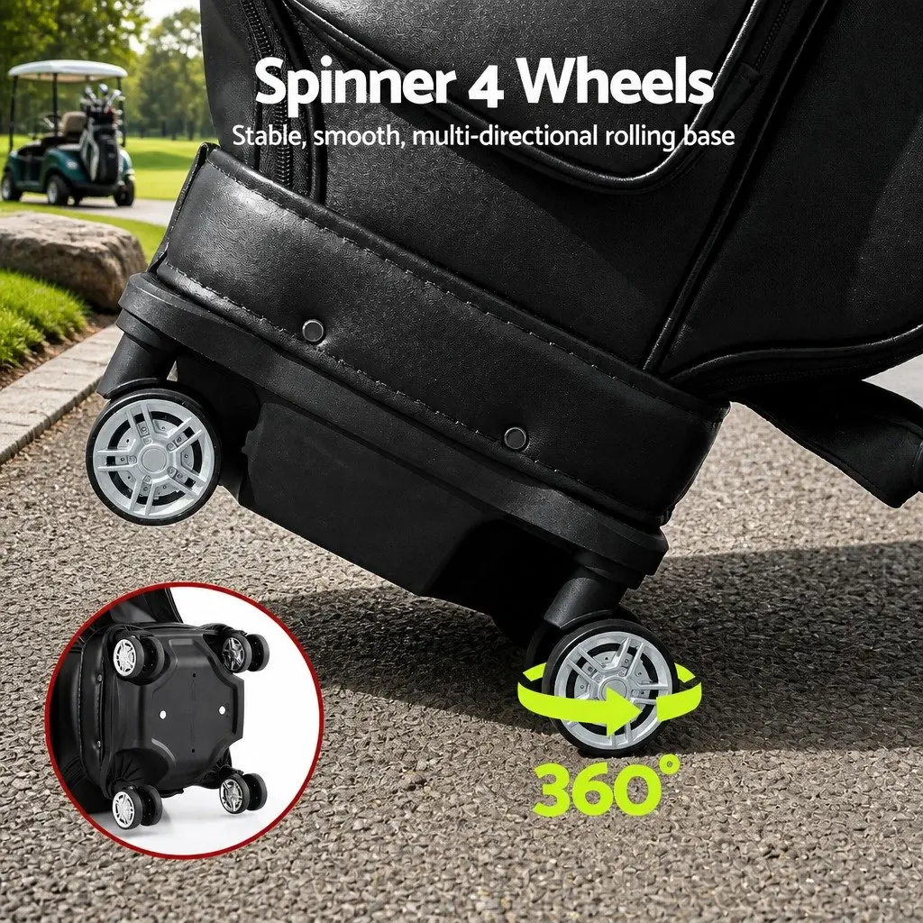 Golf Cart Bag Organiser for Course Use Black