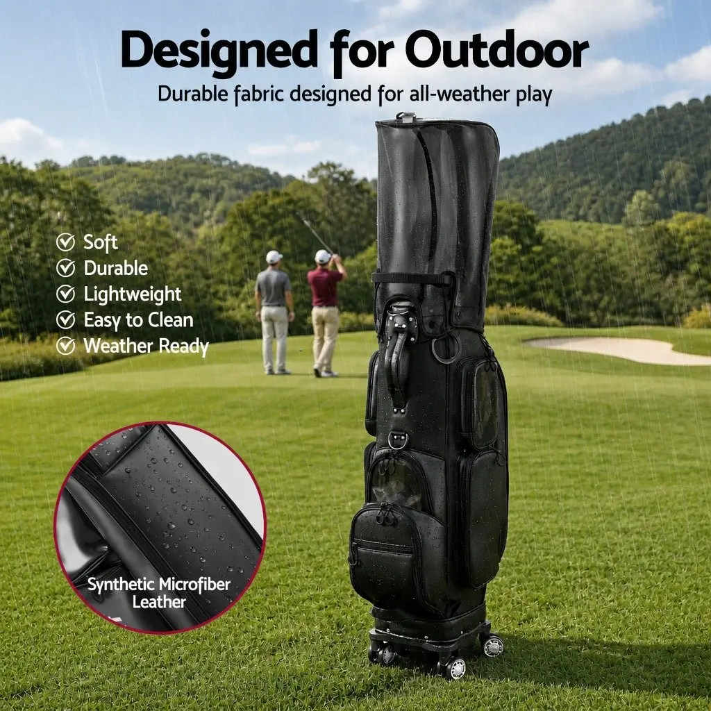 Golf Cart Bag Organiser for Course Use Black