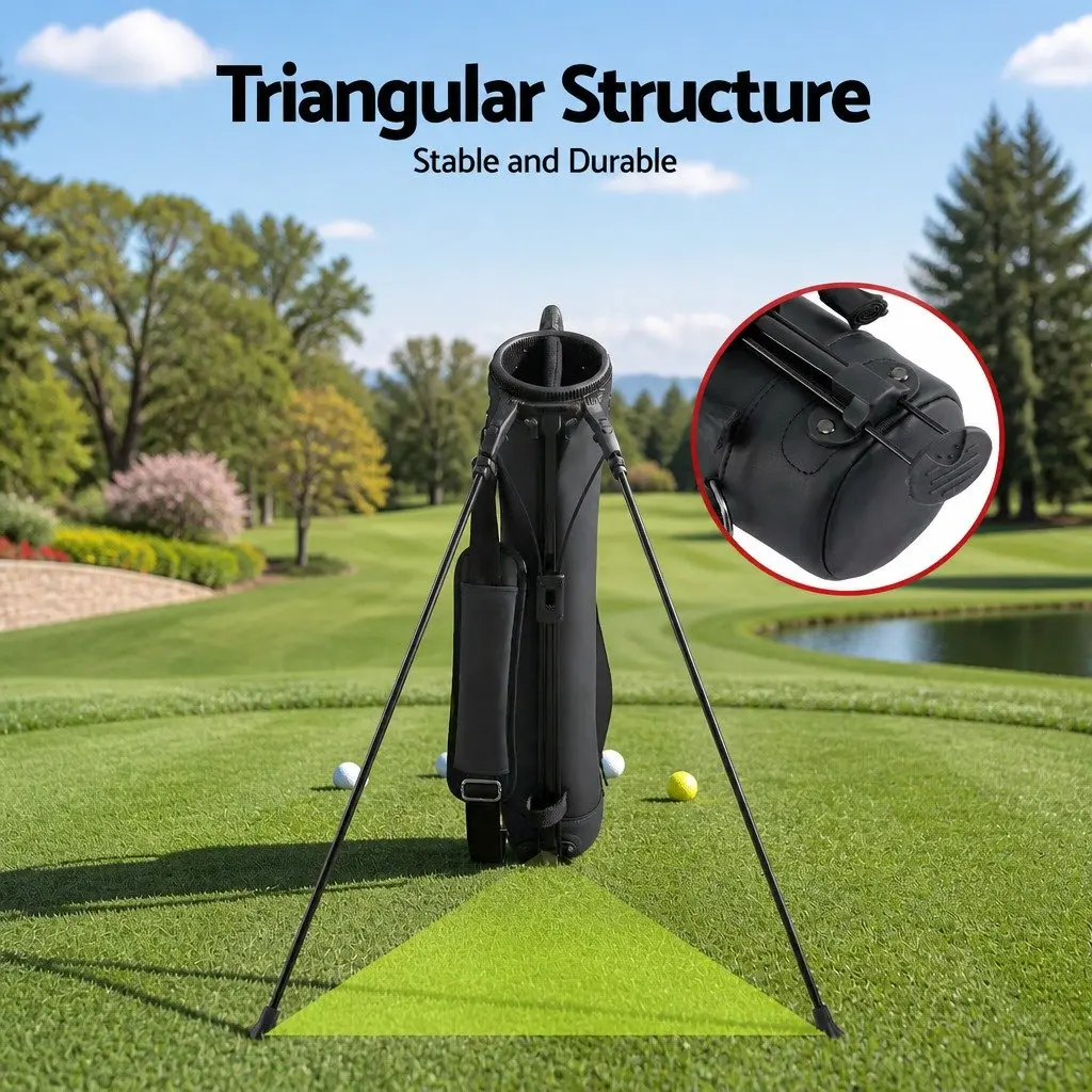 Golf Stand Bag Lightweight Pitch Putt Sunday Carry Portable Practice Compact