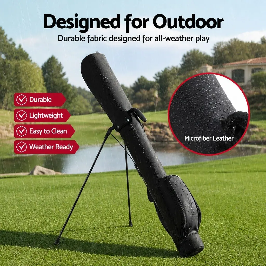Golf Stand Bag Lightweight Pitch Putt Sunday Carry Portable Practice Compact
