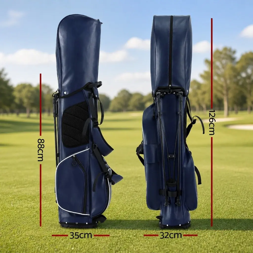 Golf Stand Bag Lightweight Carry Dual Strap for Walking Course