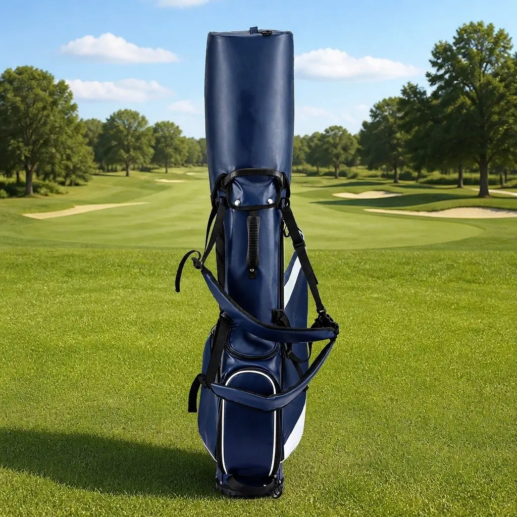 Golf Stand Bag Lightweight Carry Dual Strap for Walking Course