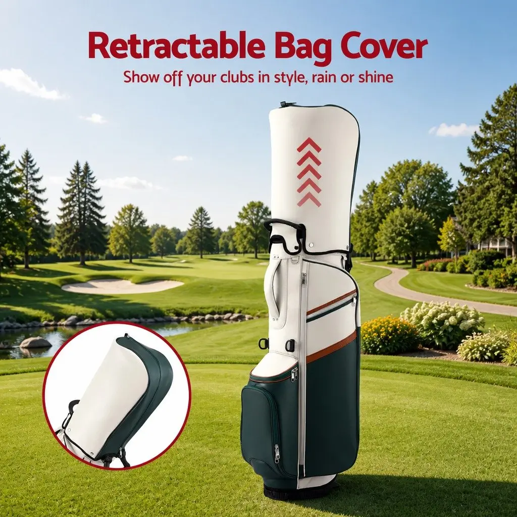 Golf Stand Bag Lightweight Carry Dual Strap Club Divider Walking Course