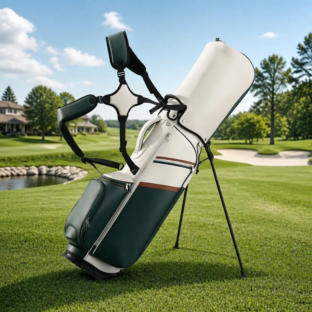 Golf Stand Bag Lightweight Carry Dual Strap Club Divider Walking Course