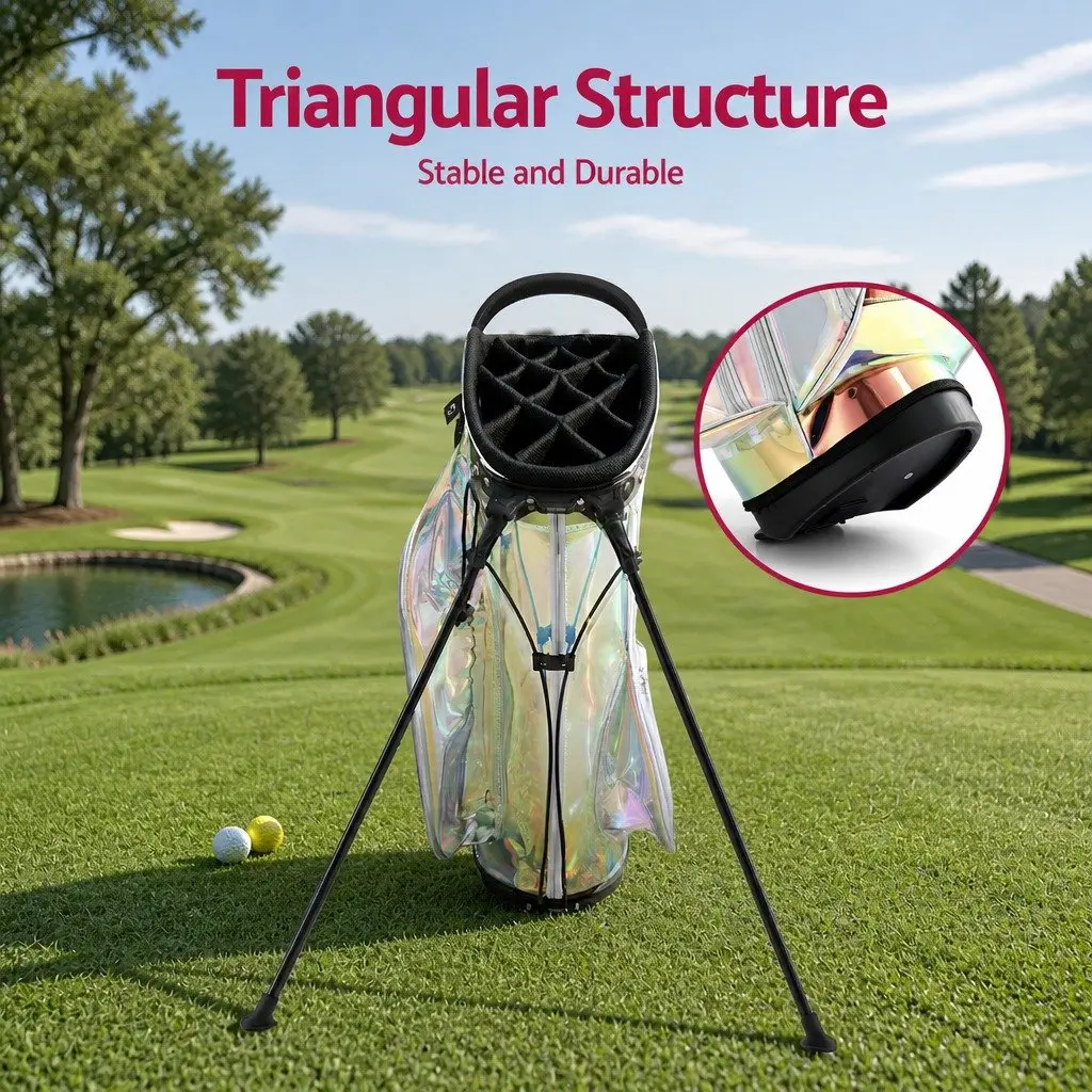 Golf Stand Bag Lightweight Carry Dual Strap Club Divider Walking Course