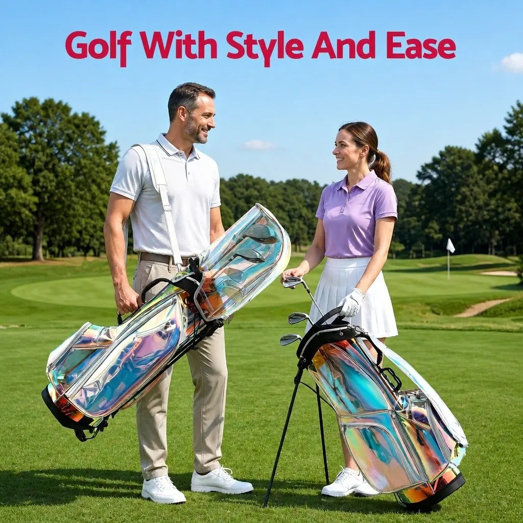 Golf Stand Bag Lightweight Carry Dual Strap Club Divider Walking Course