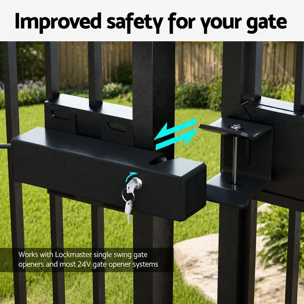 Electric Gate Lock for Swing Gate 24V Wired Control Security System