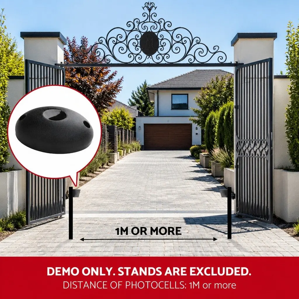 Infrared Photocell Swing Sliding Gate Door Sensor Security Beam Detector 20M