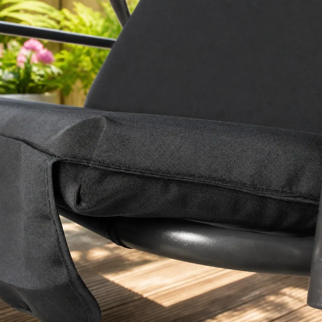 Outdoor Swing Chair 3 Seater with Canopy