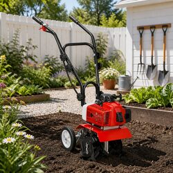 Technical Specs of 63cc Hand-Held Garden Tiller Cultivator