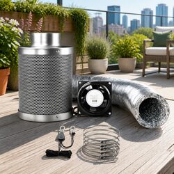 4" Hydroponics Grow Tent Ventilation Specifications