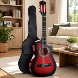 Specifications of 34 Inch Red Classical Guitar