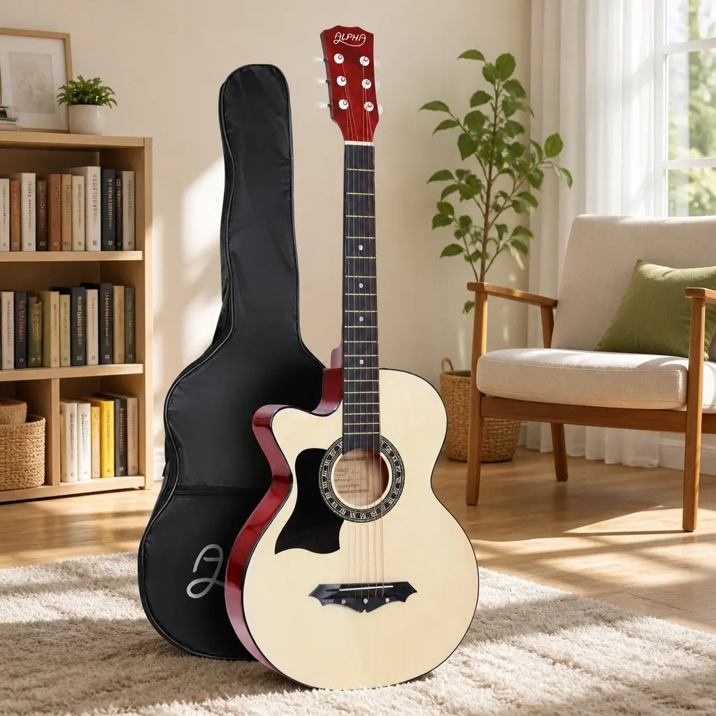 38 Inch Left Handed Acoustic Guitar