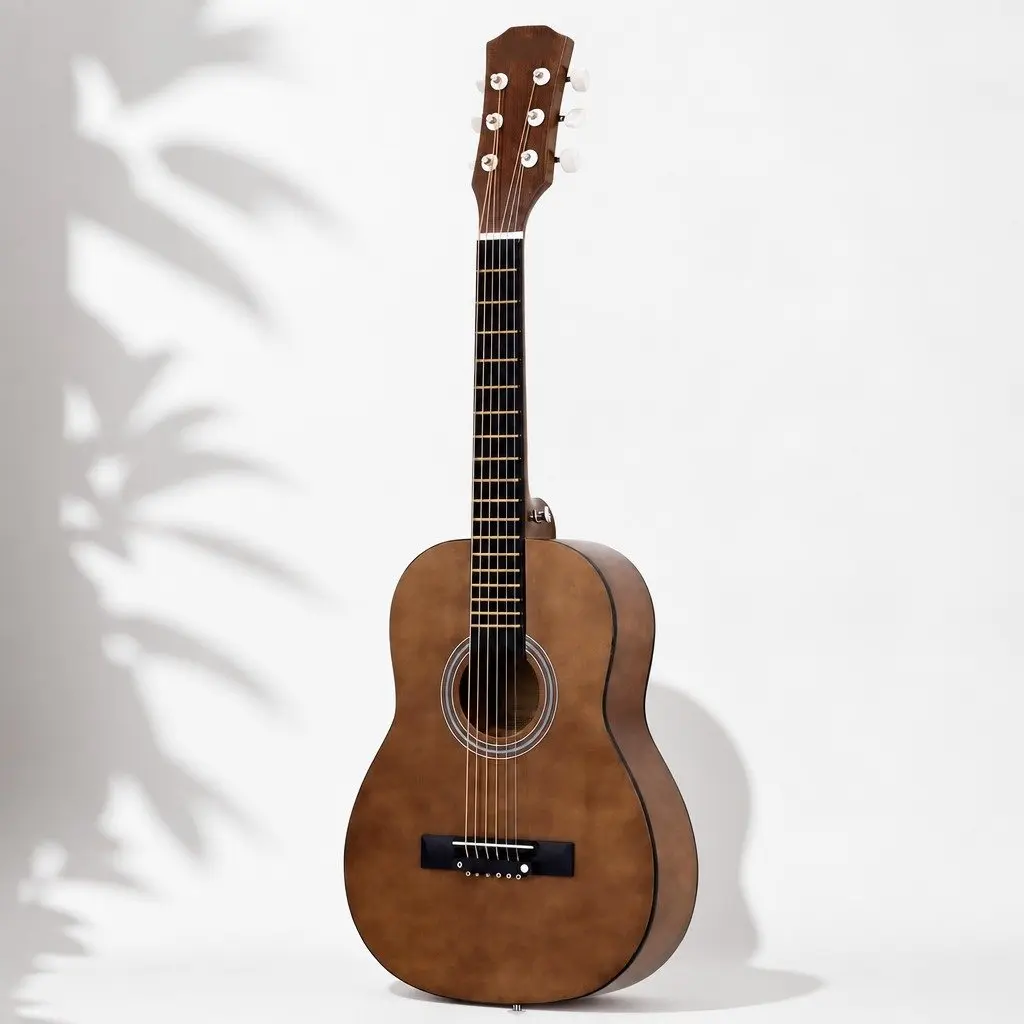 31 Inch Steel String Acoustic Guitar Portable for Beginners Compact with Gig Bag